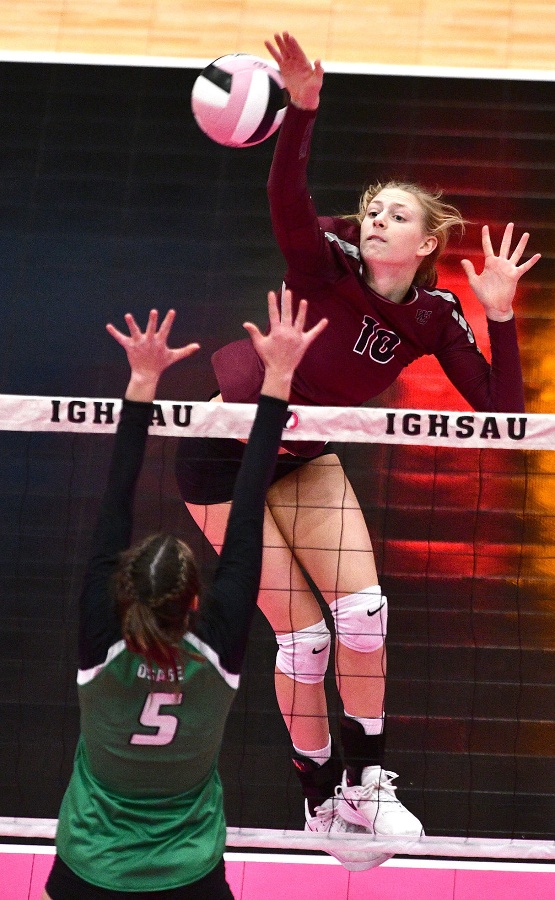 Western Christian vs Osage state volleyball